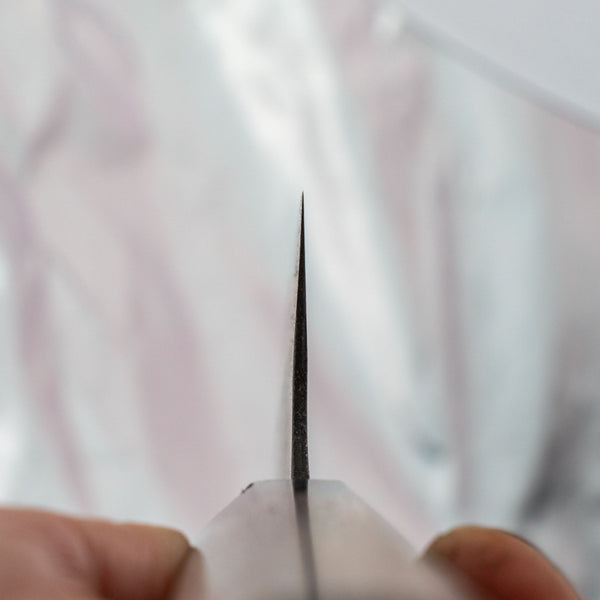 Hitohira Hizen Kurouchi Blue #1 Stainless Clad Gyuto 155mm Walnut Handle