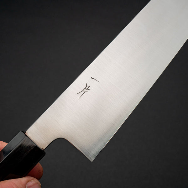 Hitohira FJ VG - 10 Gyuto 240mm Taihei Zebra Wood Octagonal Handle - Tetogi