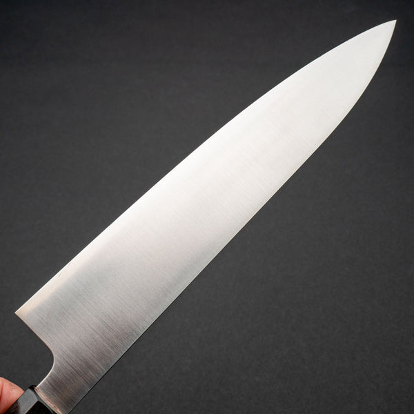 Hitohira FJ VG - 10 Gyuto 240mm Taihei Zebra Wood Octagonal Handle - Tetogi
