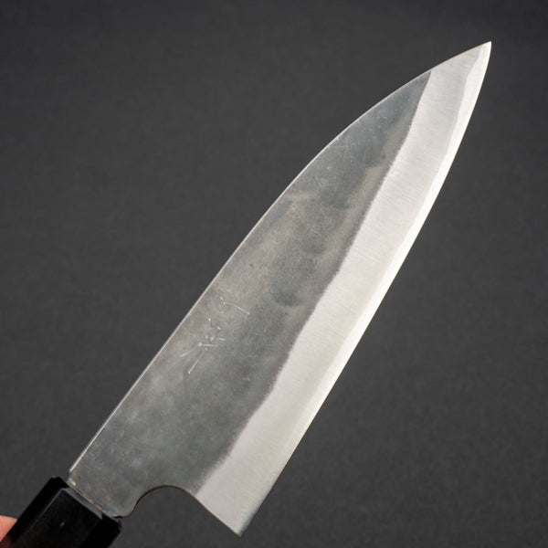 Hitohira Hizen Kurouchi Blue 1 Stainless Clad Gyuto 155mm Walnut Handle - Tetogi