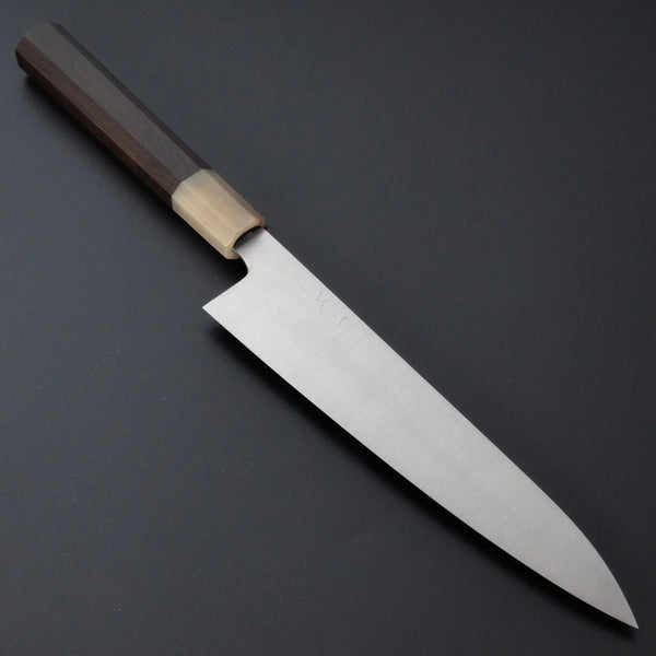 Hitohira Ashi Swedish Stainless Gyuto 210mm Ebony Handle - Tetogi