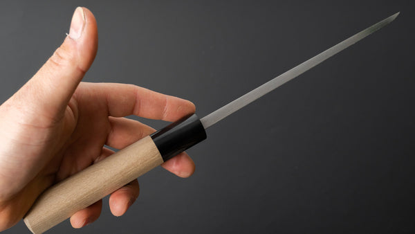 Hitohira Gorobei Blue #2 Deba 165mm Ho Wood Handle - Tetogi