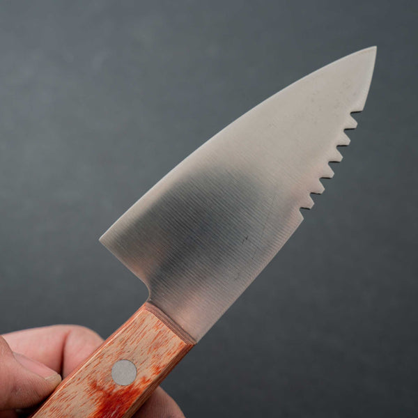 Kiya Fiskekniv m. lædersaya - Tetogi