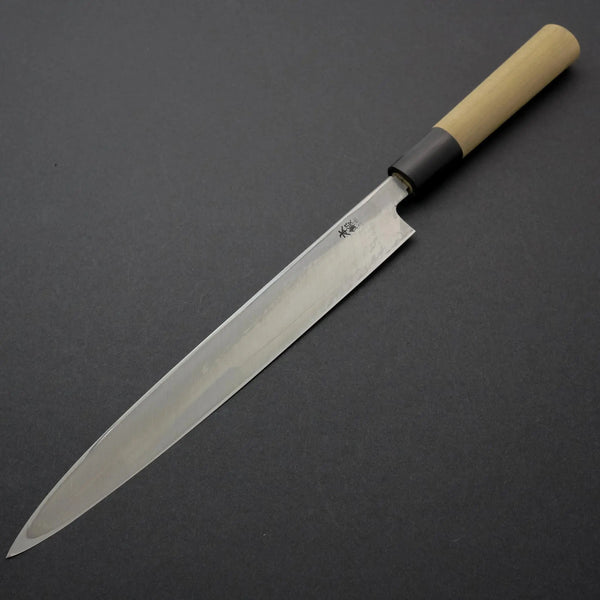 Morihei Munetsugu White #2 Yanagiba 240mm Ho Wood Handle - Tetogi