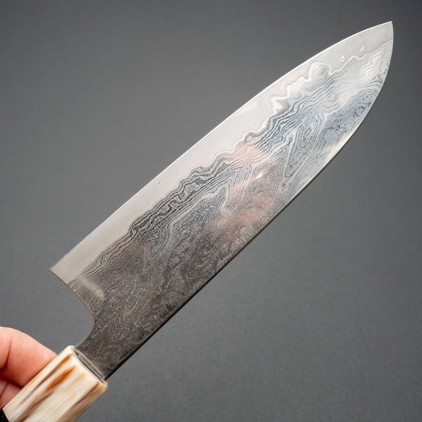 Hitohira Kikuchiyo Rou VG10 Hyokyo Damascus Santoku Ebony Handle Product vendor
