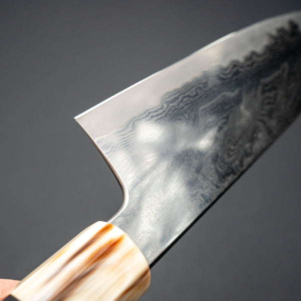 Hitohira Kikuchiyo Rou VG10 Hyokyo Damascus Santoku Ebony Handle Product vendor