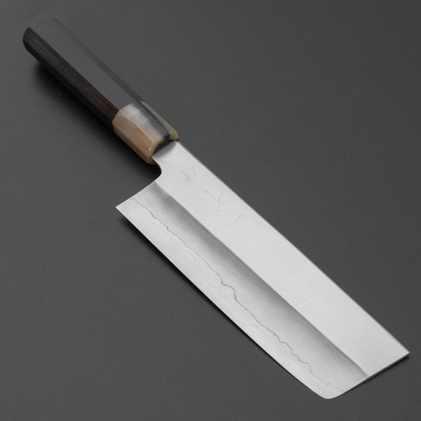 Hitohira Kikuchiyo Ren Silver #3 Nakiri 180mm Ebony Handle Product vendor