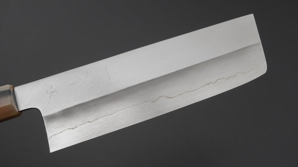 Hitohira Kikuchiyo Ren Silver #3 Nakiri 180mm Ebony Handle Product vendor
