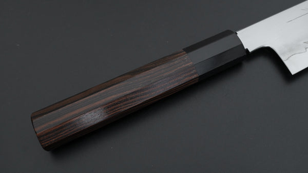 Tetsujin Silver #3 Ukiba Gyuto 210mm Taihei Makassar Ebony Handle