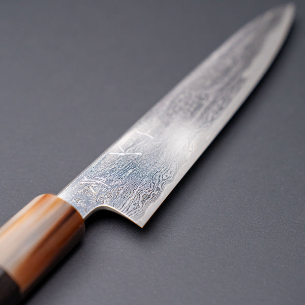 Hitohira Kikuchiyo Rou VG10 Hyokyo Damascus Petty 150mm Ebony Handle Product vendor