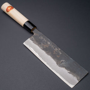 Yamato Ichimonji Thick Carbon Nakiri 170mm Poplar Handle Product vendor