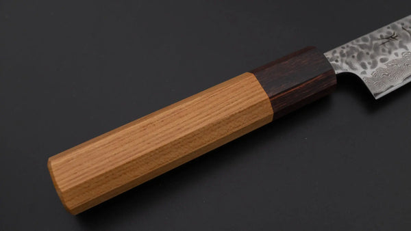 Hitohira Futana Stainless Tsuchime Damascus Petty 135mm Keyaki Zelkova Handle Product vendor