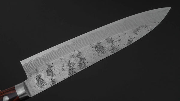 Hitohira NM V10 Nashiji Damascus Gyuto 180mm Imitation Mahogany Handle Product vendor