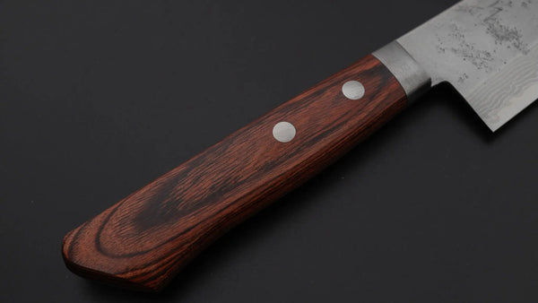 Hitohira NM V10 Nashiji Damascus Gyuto 180mm Imitation Mahogany Handle Product vendor