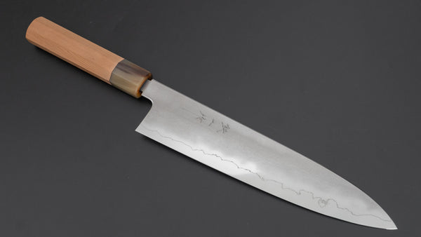 Tetsujin Silver #3 Kasumi Gyuto 240mm Yakusugi Cedar Handle