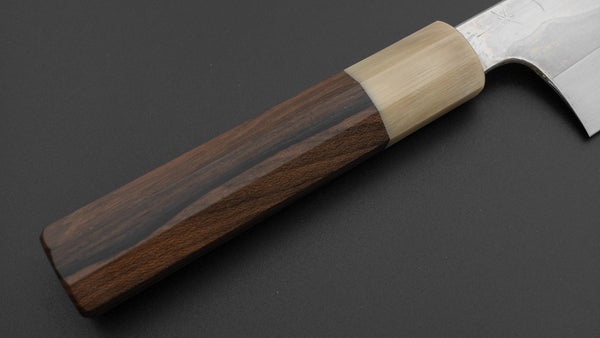Hitohira Togashi White #1 Fuji Mizu Honyaki Santoku 180mm Ziricote Handle (#144/ Saya) Product vendor