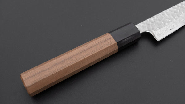 Hitohira Futana S3 Tsuchime Damascus Petty 135mm Walnut Handle Product vendor