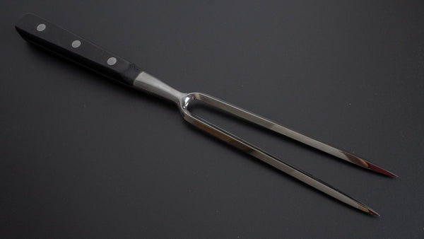 Hitohira Straight Carving Fork Black Pakka Handle Product vendor