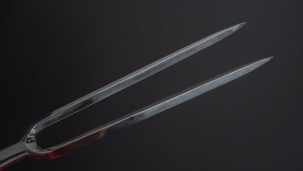 Hitohira Straight Carving Fork Black Pakka Handle Product vendor
