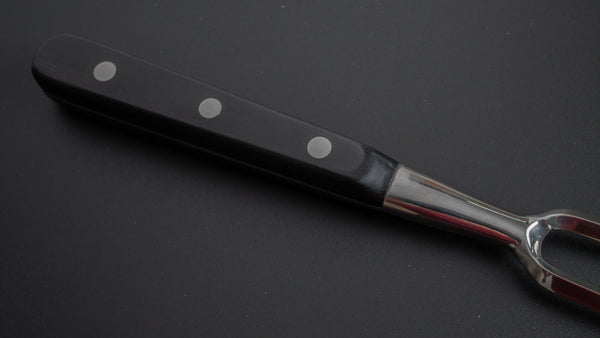 Hitohira Straight Carving Fork Black Pakka Handle Product vendor