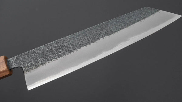 Muneishi Blue #2 Tsuchime Kiritsuke Gyuto 210mm Walnut Handle Product vendor