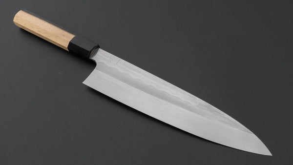 Hitohira Togashi White #1 Notaremon Mizu Honyaki Gyuto 240mm Kurokaki Persimmon Handle (#173/ Saya) Product vendor