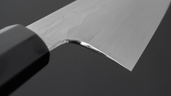 Hitohira Togashi White #1 Notaremon Mizu Honyaki Gyuto 240mm Kurokaki Persimmon Handle (#173/ Saya) Product vendor
