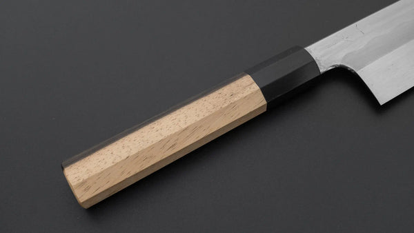 Hitohira Togashi White #1 Notaremon Mizu Honyaki Gyuto 240mm Kurokaki Persimmon Handle (#173/ Saya) Product vendor
