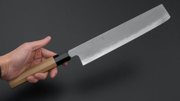 Tetsujin Silver #3 Kasumi Pasta Kiri 270mm Ho Wood Handle Product vendor