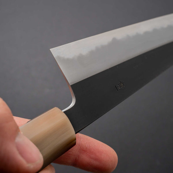 Hitohira Tanaka Kyuzo Blue #1 Kurouchi Gyuto 240mm Yakusugi Cedar Handle