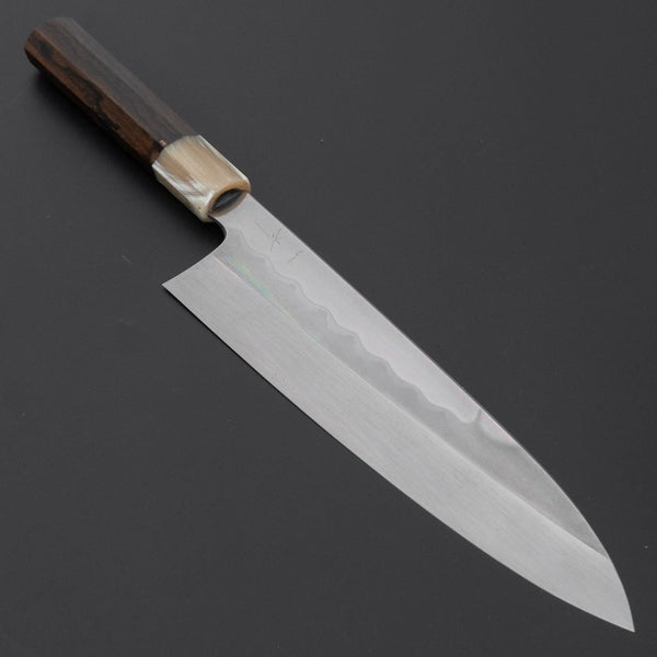 Hitohira Togashi White #1 Notaremon Mizu Honyaki Gyuto 240mm Ziricote Handle (#178/ Saya) Product vendor
