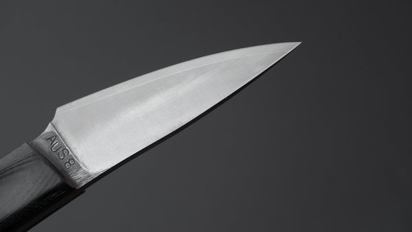 Seino AUS8 Fishing Utility Fixed Blade Linen Micarta Handle (#003)