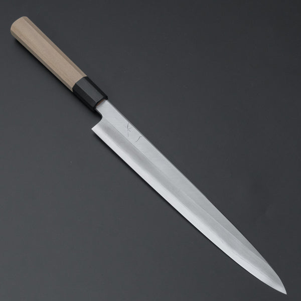 Hitohira Kikuchiyo Rikichi Silver #3 Yanagiba 270mm Ho Wood Handle (Saya)
