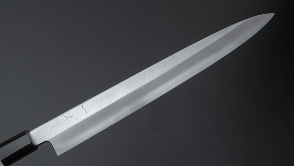 Hitohira Kikuchiyo Rikichi Silver #3 Yanagiba 270mm Ho Wood Handle (Saya)