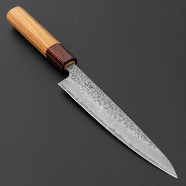 Hitohira Futana Stainless Tsuchime Damascus Petty 150mm Keyaki Zelkova Handle Product vendor
