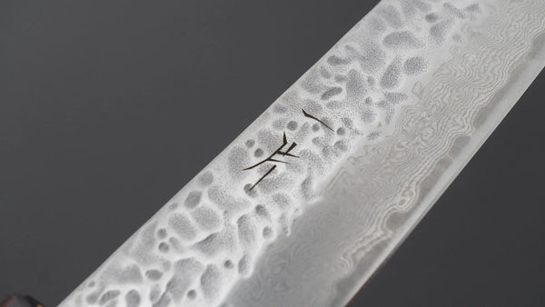 Hitohira Futana Stainless Tsuchime Damascus Petty 150mm Keyaki Zelkova Handle Product vendor