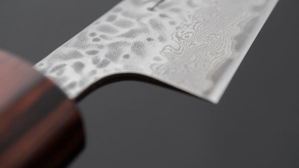 Hitohira Futana Stainless Tsuchime Damascus Petty 150mm Keyaki Zelkova Handle Product vendor
