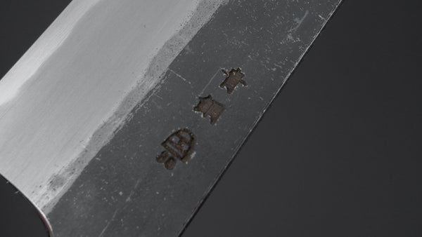 Hitohira Togashi Blue #2 Kurouchi Gyuto 240mm Ebony Handle