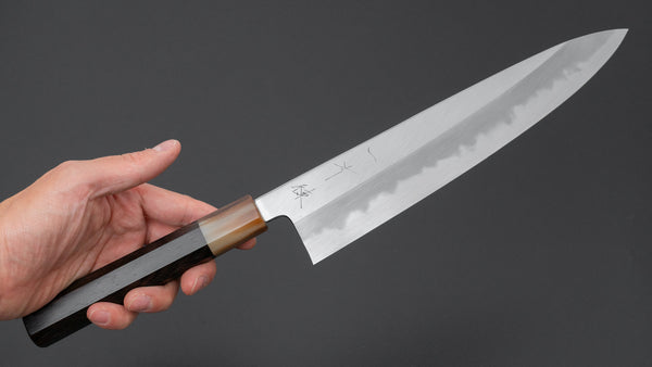 Hitohira Tanaka Ren White #2 Gyuto 240mm Ebony Handle