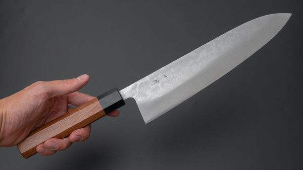 Hitohira Setsu Forged VG-10 Damascus Gyuto 240mm Jutan Handle Product vendor