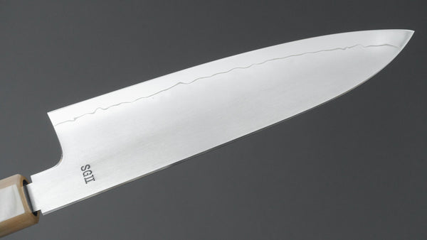 Hitohira Nao SG2 Kasumi Gyuto 180mm Ebony Handle Product vendor