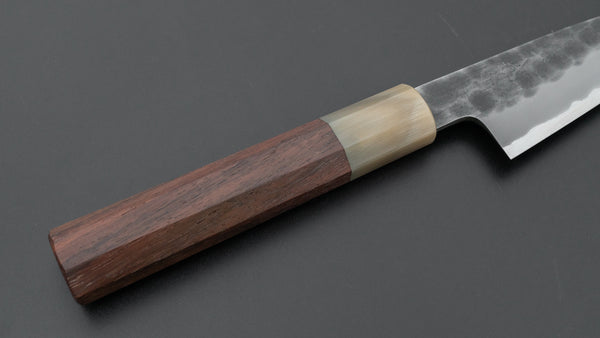 Hitohira Hinode Tsuchime White #2 Stainless Clad Paring 90mm Taihei Wood Handle