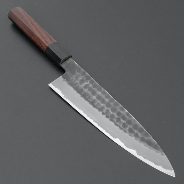 Hitohira Hinode Tsuchime White #2 Stainless Clad Gyuto 210mm Taihei Wood Handle