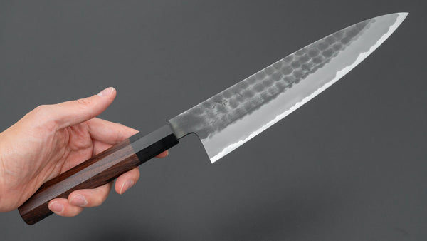 Hitohira Hinode Tsuchime White #2 Stainless Clad Gyuto 210mm Taihei Wood Handle