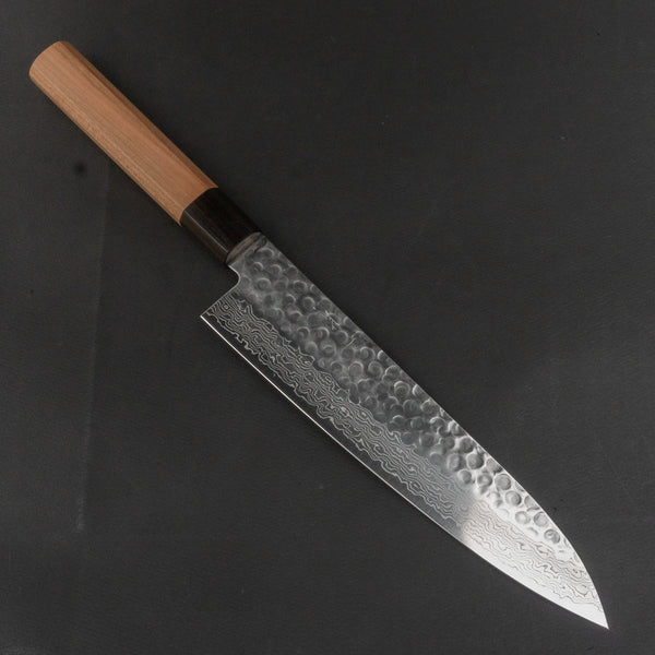 Hitohira HG Tsuchime Damascus Gyuto 210mm Cherry Wood Handle Product vendor