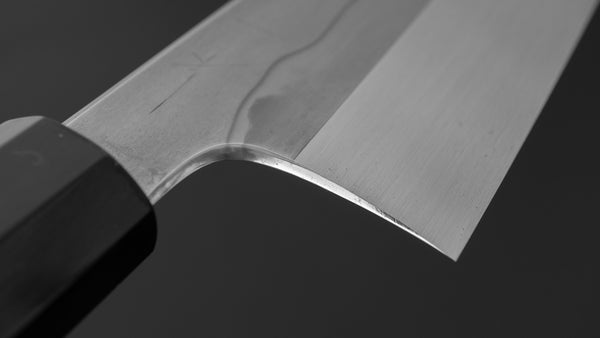 Hitohira Togashi White #1 Sanbonsugi Mizu Honyaki Gyuto 240mm Ziricote Handle (#122/ Saya)