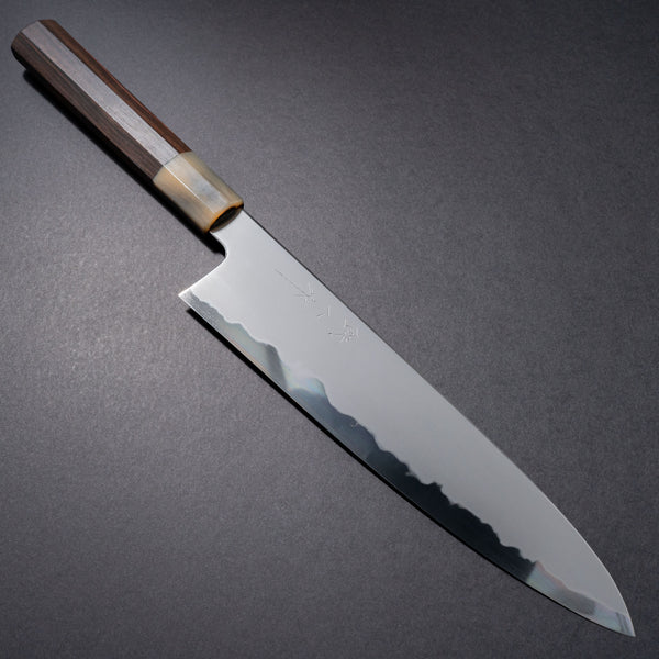 Tetsujin Blue #2 Kasumi Gyuto 240mm Taihei Makassar Ebony Handle