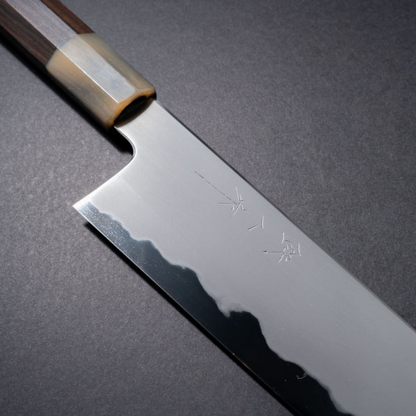 Tetsujin Blue #2 Kasumi Gyuto 240mm Taihei Makassar Ebony Handle