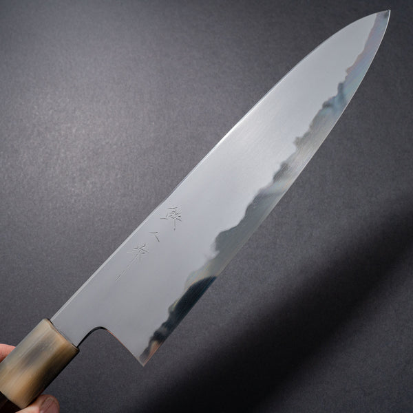 Tetsujin Blue #2 Kasumi Gyuto 240mm Taihei Makassar Ebony Handle