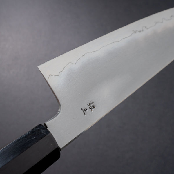 Tetsujin Silver #3 Kasumi Gyuto 240mm Taihei Makassar Ebony Handle